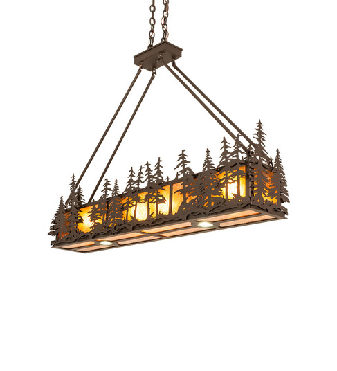 Tall Pines Four Light Pendant in Oil Rubbed Bronze (57|244077)
