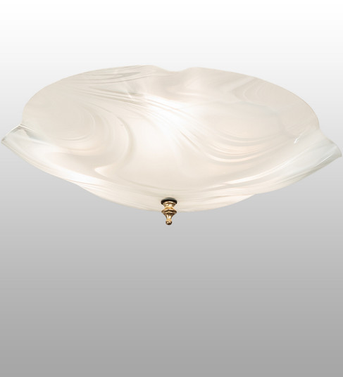 Atelier Three Light Flushmount in Polished Brass (57|244011)