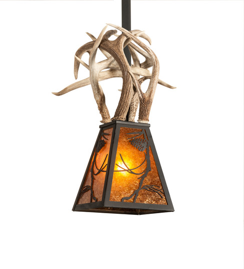 Whispering Pines One Light Pendant in Costello Black (57|243214)