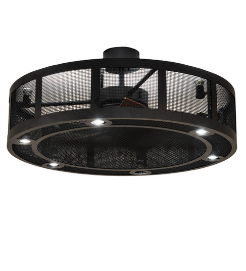 Paloma Golpe 12 Light Chandel-Air in Black Metal (57|240754)