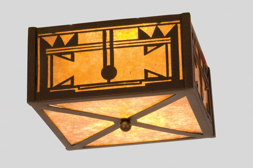 Southwest Two Light Flushmount in Caf Noir (57|23983)