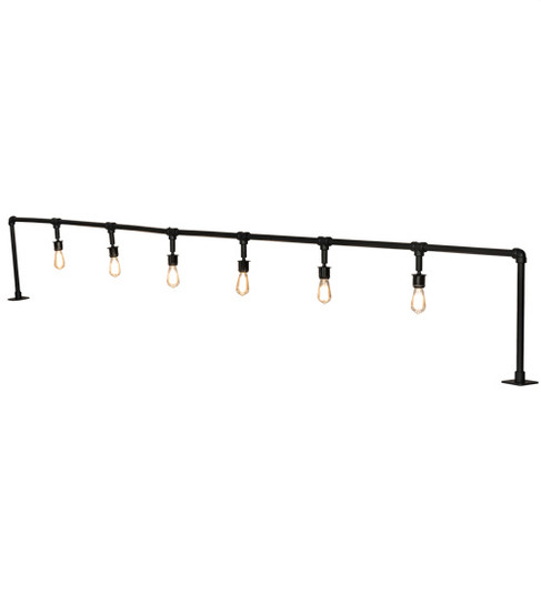 Pipedream Six Light Bar Top Lamp in Solar Black (57|239546)
