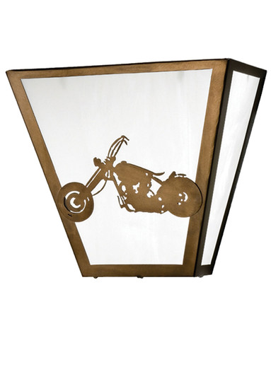 Motorcycle Two Light Wall Sconce in Antique Copper (57|23913)