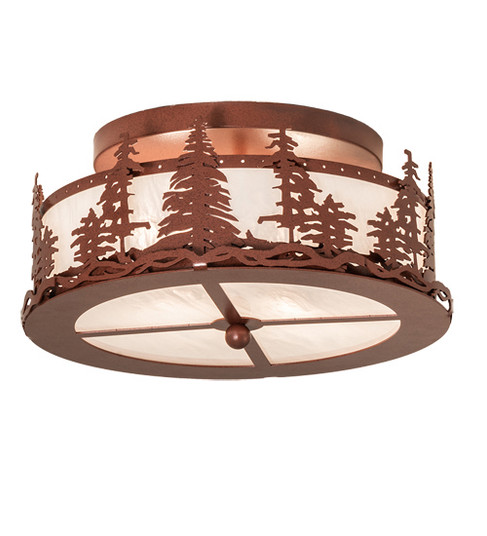 Tall Pines Two Light Flushmount in Rust (57|238688)