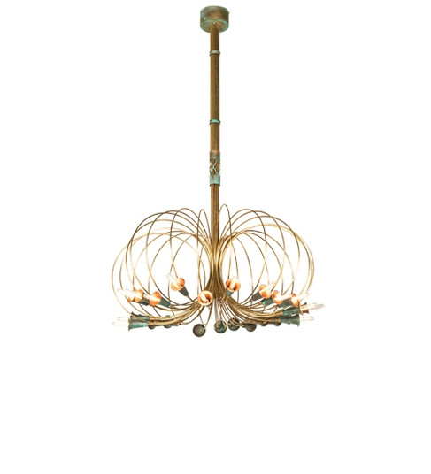 Coyle Logan LED Chandelier in Brushed Brass/Goldtastic (57|238636)