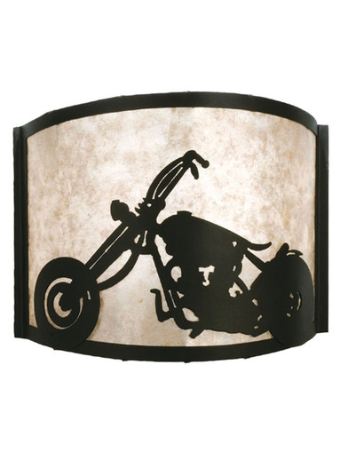 Motorcycle One Light Wall Sconce in Textured Black (57|23826)