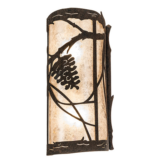 Whispering Pines Two Light Wall Sconce in Distressed Chestnut (57|237165)