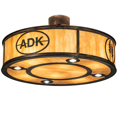 Personalized LED Pendant in Antique Copper,Burnished Copper (57|236547)