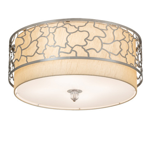 Deserto Seco LED Flushmount in Brushed Stainless Steel/Standard White Gloss (57|235575)