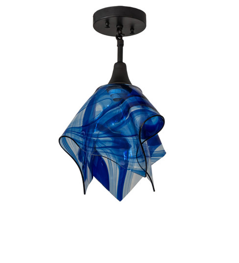 Handkerchief One Light Pendant in Craftsman Brown (57|235271)