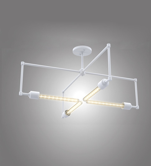 Pronograde Four Light Semi-Flushmount in Matte White (57|234207)