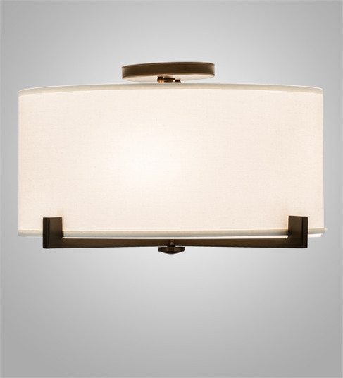 Cilindro One Light Flushmount in Brown Metallic (57|233657)
