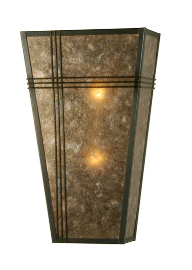 Triangulator Two Light Wall Sconce in Craftsman Brown (57|23304)