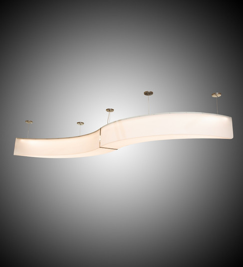 Arlo LED Pendant in Matte White/Extreme Chrome (57|233004)