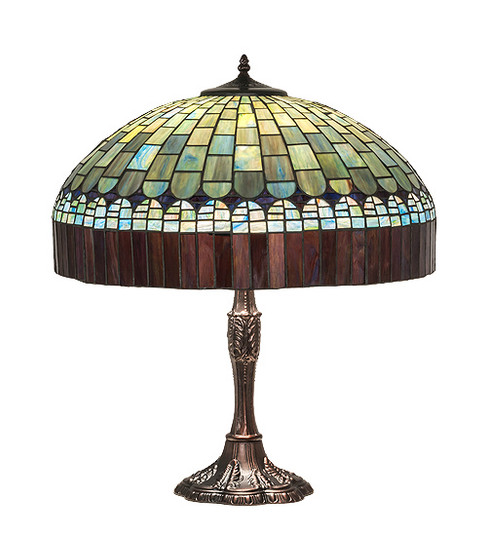 Tiffany Candice Three Light Table Lamp in Mahogany Bronze (57|232801) Tiffany Candice Three Light Table Lamp in Mahogany Bronze (57|232801)