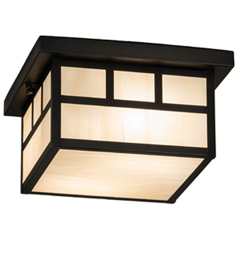 Hyde Park Two Light Flush Mount in Craftsman Brown (57|232171)