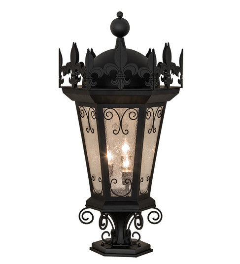 Chaumont Three Light Pier Mount in Anodized Effect Black (57|231586)