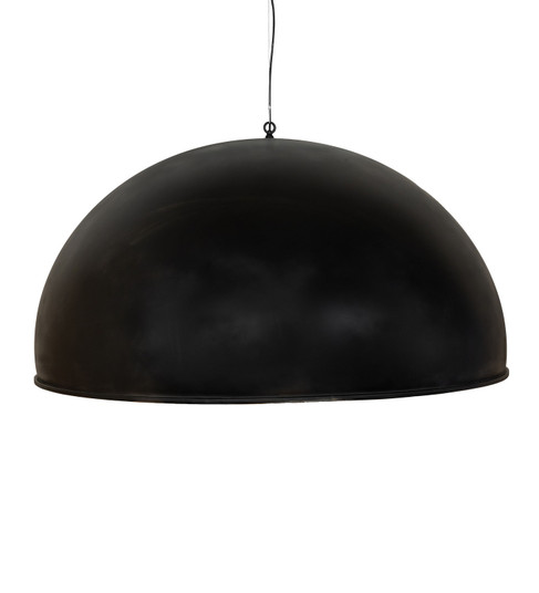 Gravity LED Pendant in Matte Black Exterior/Gold Interior (57|230965)