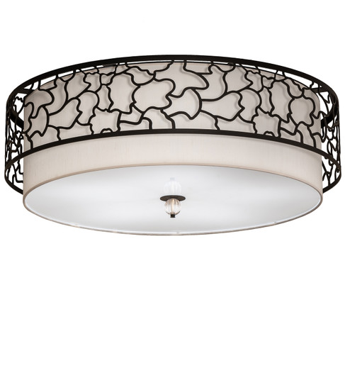 Deserto Seco LED Flushmount in Tex Black/Matte White (57|229839)