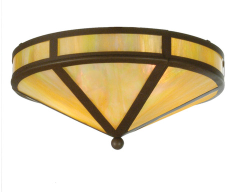 Craftsman Two Light Flushmount in Cafe Noir (57|22957)