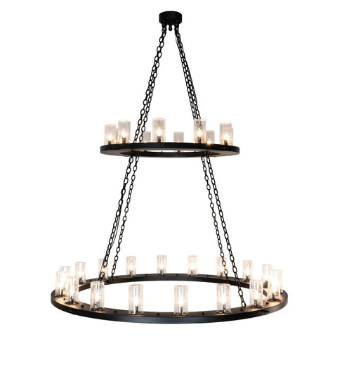 Loxley LED Chandelier in Textured Black (57|229405)