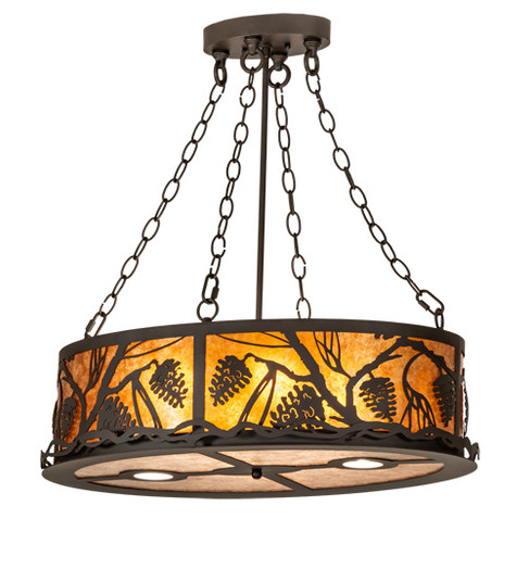 Pinecone Six Light Pendant in Oil Rubbed Bronze (57|229136) Pinecone Six Light Pendant in Oil Rubbed Bronze (57|229136)