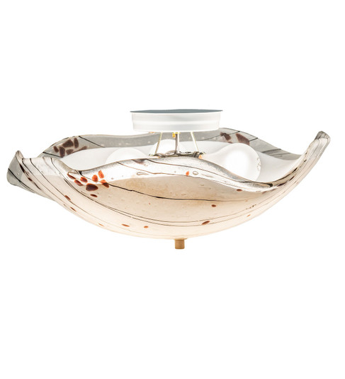 Metro Fusion Three Light Flushmount in Nickel (57|228614)