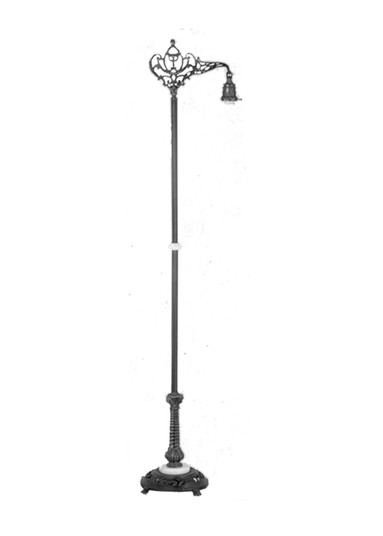 Lionfoot One Light Floor Base Hardware in Wrought Iron (57|22819)