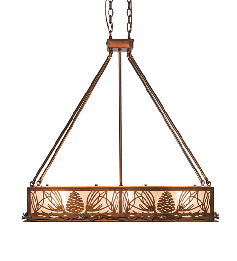 Mountain Pine Eight Light Pendant in Vintage Copper (57|227680)