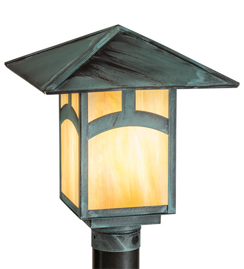 Seneca One Light Post Mount in Verdigris (57|227491)