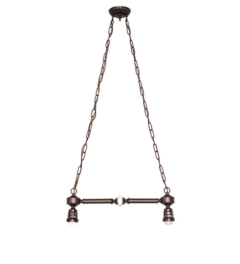 Victorian Two Light Bar in Mahogany Bronze (57|22642)