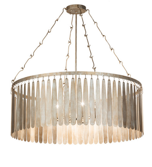Gibson Eight Light Chandelier in Antique Silver (57|226179)