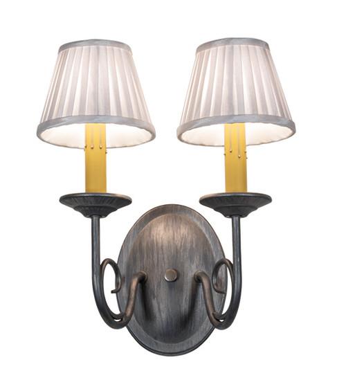 Jenna Two Light Wall Sconce in Antique Iron Ore (57|226109)