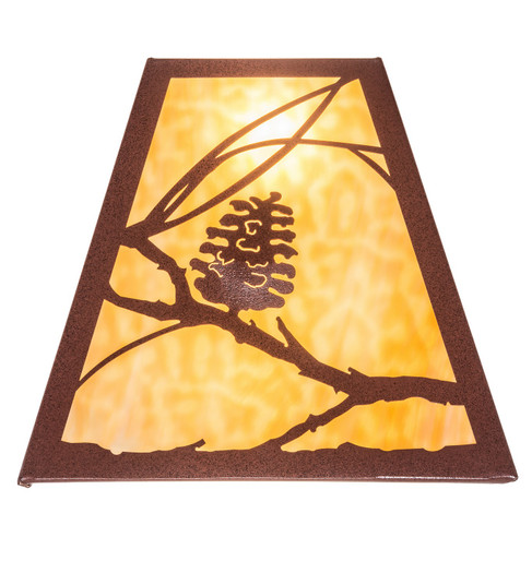 Whispering Pines Two Light Wall Sconce in Rust (57|225720)