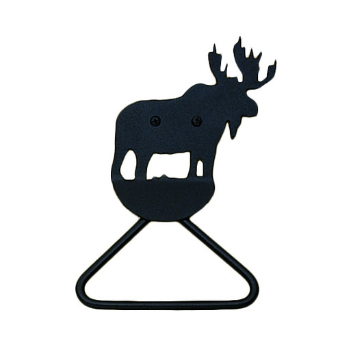 Moose Towel Bar in Textured Black (57|22391)
