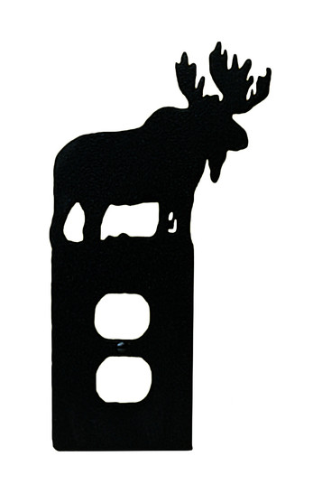 Moose Switch Plate in Textured Black (57|22376)