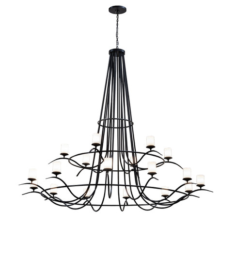 Octavia 18 Light Chandelier in Solar Black (57|222728)