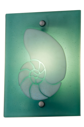 Metro Fusion One Light Wall Sconce in Aqua Backround/Irid White (57|22152)