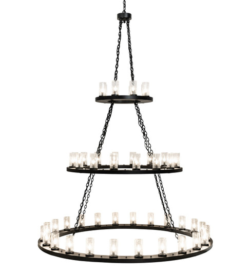 Loxley 48 Light Chandelier in Textured Black (57|221385)