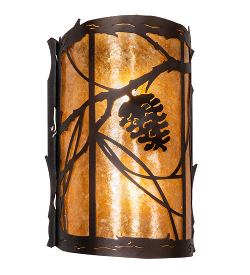 Whispering Pines Two Light Wall Sconce in Mahogany Bronze (57|220298)