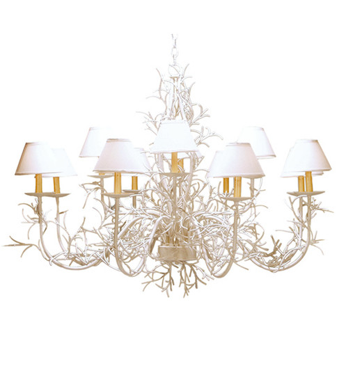 Twigs 12 Light Chandelier in Tuscan Ivory (57|220136)