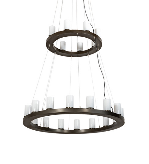 Loxley LED Chandelier in Black Metal (57|219925)