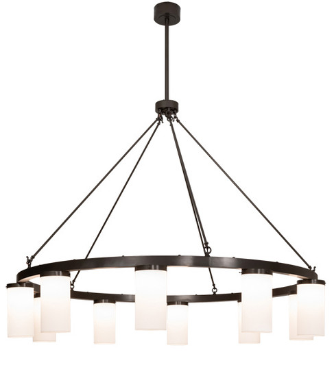 Loxley Ten Light Chandelier in Bronze (57|218453)