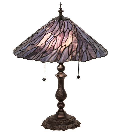 Willow Two Light Table Lamp in Mahogany Bronze (57|218128)