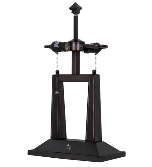 Mission Two Light Table Base Hardware in Mahogany Bronze (57|21579)