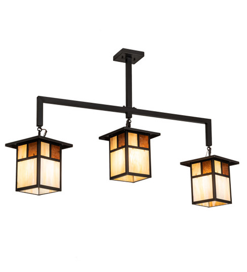 Hyde Park Three Light Pendant in Craftsman Brown (57|215712)