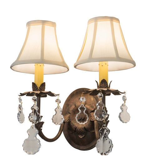 Chantilly Two Light Wall Sconce in Cortez Gold (57|214991)