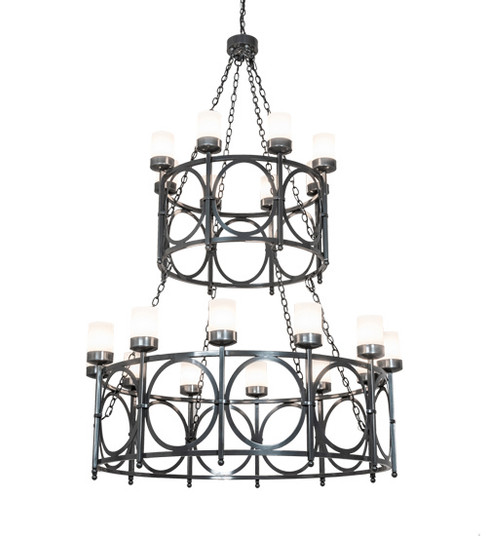 Porta 20 Light Chandelier in Charcoal Gray (57|214838)