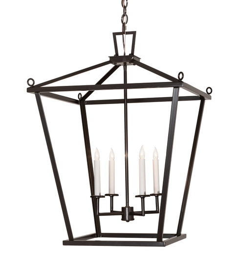 Kitzi Four Light Pendant in Timeless Bronze/White (57|214258)