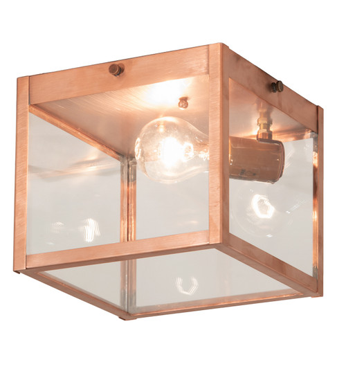 Mission One Light Flushmount in Raw Copper (57|212476)